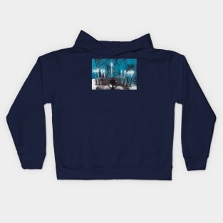 Winter Menorah Kids Hoodie